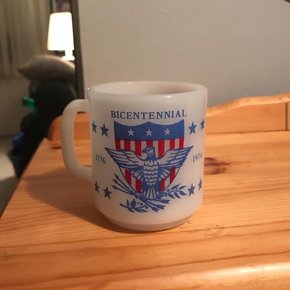 1976 Bicentennial G L A S B A K E mug